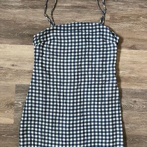 Francesca’s gingham mini dress